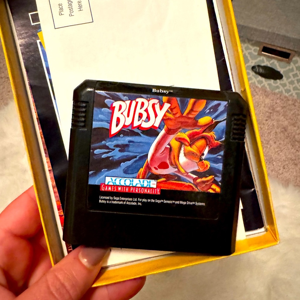 Bubsy Sega Genesis Game